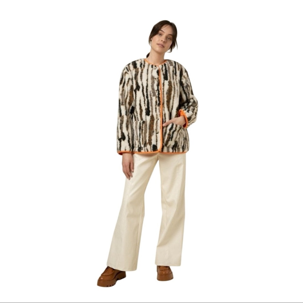 FRNCH Louana Coat in Cream sz M